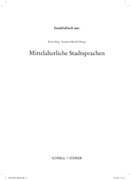 Gab es eine Variation innerhalb der Pariser Kanzleisprachen? Beobachtungen anhand eines Korpus von volkssprachlichen Urkunden der Prévôté und der Chancellerie royale aus dem 13. Jahrhundert