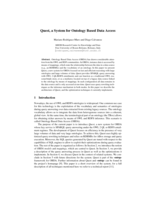 Quest, an OWL 2 QL reasoner for ontology-based data access