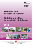 Mobilität und Verkehr in Südtirol / Mobilità e traffico in provincia di Bolzano 2015