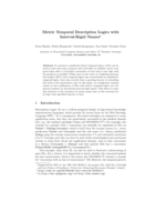Metric Temporal Description Logics with Interval-Rigid Names