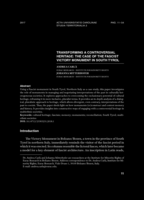 Transforming a Controversial Heritage: The Case of the Fascist Victory Monument in South Tyrol