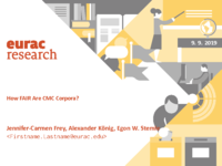 How FAIR are CMC Corpora?