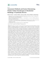 Assessment Methods and Factors Determining Positive Indoor Soundscapes in Residential Buildings: A Systematic Review