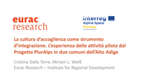 La cultura d'accoglienza come strumento d'integrazione: l'esperienza delle attività pilota del progetto PlurAlps in due comuni dell'Alto Adige