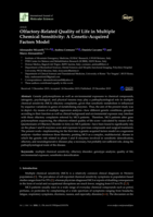 Olfactory-Related Quality of Life in Multiple Chemical Sensitivity: A Genetic-Acquired Factors Model