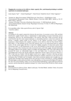 Mapping the ecosystem service delivery chain: Capacity, flow, and demand pertaining to aesthetic experiences in mountain landscapes