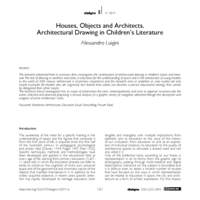 Houses, Objects and Architects. Architectural Drawing in Children’s Literature