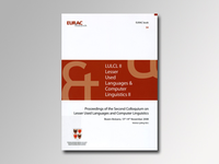 LULCL II 2008 - Proceedings of the Second Colloquium on Lesser Used Languages and Computer Linguistics