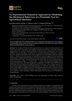 An Experimental–Numerical Approach for Modelling the Mechanical Behaviour of a Pneumatic Tyre for Agricultural Machines