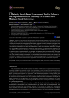 A Maturity Level-Based Assessment Tool to Enhance the Implementation of Industry 4.0 in Small and Medium-Sized Enterprises