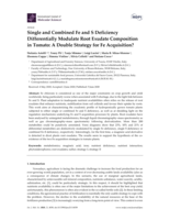 Single and Combined Fe and S Deficiency Differentially Modulate Root Exudate Composition in Tomato: A Double Strategy for Fe Acquisition?
