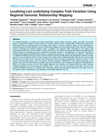 Localising loci underlying complex trait variation using Regional Genomic Relationship Mapping