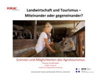 Grenzen und Möglichkeiten des Agrotourismus