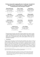 Closing a Gap in the Language Resources Landscape: Groundwork and Best Practices from Projects on Computer-mediated Communication in four European Countries