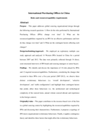 International Purchasing Offices in China Roles and resource/capability requirements