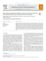 Spatio-temporal population modelling as improved exposure information for risk assessments tested in the Autonomous Province of Bolzano