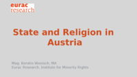 State and Religion in Austria