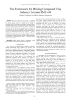 The Framework for Driving Compound Clay Industry Become SME 4.0