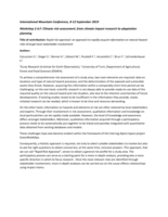 Rapid risk appraisal: an approach to rapidly acquire information on natural hazard risks through local stakeholder involvement