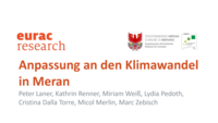 Anpassung an den Klimawandel in Meran
