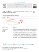 Change from agricultural to touristic use: Effects on the aesthetic value of landscapes over the last 150 years
