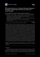 Ecosystem Services in a Protected Mountain Range of Portugal: Satellite-Based Products for State and Trend Analysis