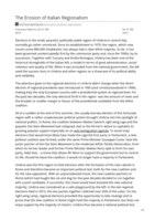 The Erosion of Italian Regionalism