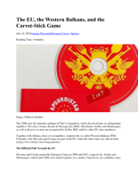The EU, the Western Balkans and the carrot-stick game