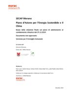 SECAP Meran: Aktionsplan für nachhaltige Energie und Klima.Entwurf des Endberichtes zum Aktionsplan für Klimaanpassung vom 07.01.2020, Version A. Nicht genehmigtes Dokument. Vorlage für den Gemeinderat