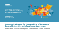 Integrated solutions for the provision of Services of General Interest in peripheral mountain regions