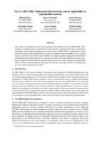 The CLARIN ERIC deployment infrastructure and its applicability to reproducible research
