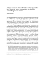 Religiöse und (sozio-)kulturelle Vielfalt im Schulgeschichtsbuch "Zeitreise" in den Mittelschulen mit deutscher Unterrichtssprache in Südtirol