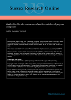 Oxide Thin-Film Electronics on Carbon Fiber Reinforced Polymer Composite