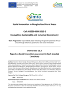 Deliverable D5.3 Report on Social Innovation Assessment in Each Selected Case Study