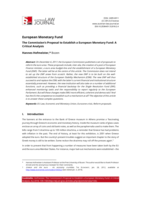 The Commissions's Proposal to Establish a European Monetary Fund: A Critical Analysis