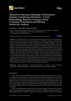 Optimal In-Operation Redesign of Mechanical Systems Considering Vibrations-A New Methodology Based on Frequency-Band Constraint Formulation and Efficient Sensitivity Analysis