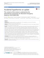 Accidental hypothermia-an update: The content of this review is endorsed by the International Commission for Mountain Emergency Medicine (ICAR MEDCOM)
