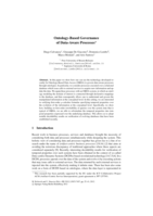 Ontology-based governance of data-aware processes