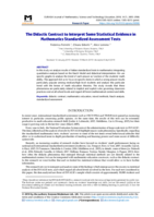 The Didactic Contract to Interpret Some Statistical Evidence in Mathematics Standardized Assessment Tests