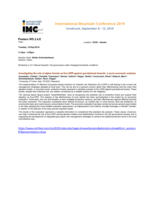 Investigating the role of alpine forests as Eco-DRR against gravitational hazards: a socio-economic analysis