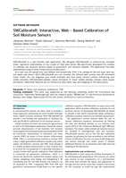 SWCalibrateR: Interactive, Web - Based Calibration of Soil Moisture Sensors