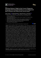 Meeting Patients' Right to the Correct Diagnosis: Ongoing International Initiatives on Undiagnosed Rare Diseases and Ethical and Social Issues
