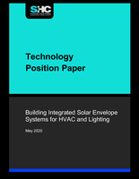 Building Integrated Solar Envelope Systems for HVAC and Lighting