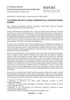 Energy communities in a distributed energy scenario: four different kinds of community arrangements