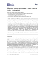 Observing Pictures and Videos of Creative Products: An Eye Tracking Study