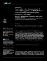 New insights in the allelopathic traits of different barley genotypes: Middle Eastern and Tibetan wild-relative accessions vs. cultivated modern barley