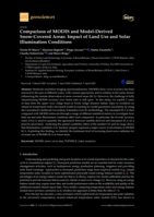 Comparison of MODIS and Model-Derived Snow-Covered Areas: Impact of Land Use and Solar Illumination Conditions