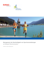 Management der Nachhaltigkeit von Sportveranstaltungen am Beispiel Reschenseelauf