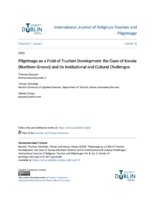 Pilgrimage as a Field of Tourism Development: the Case of Kavala (Northern Greece) and Its Institutional and Cultural Challenges