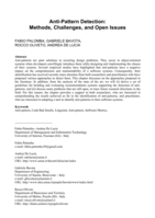 Anti-Pattern Detection: Methods, Challenges, and Open Issues